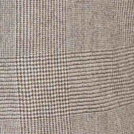 Chocolate/Oat Glen Plaid Brushed Hopsack