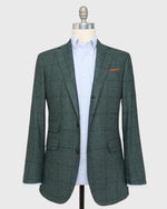 Load image into Gallery viewer, Virgil No. 2 Jacket in Spruce Windowpane Brushed Twill

