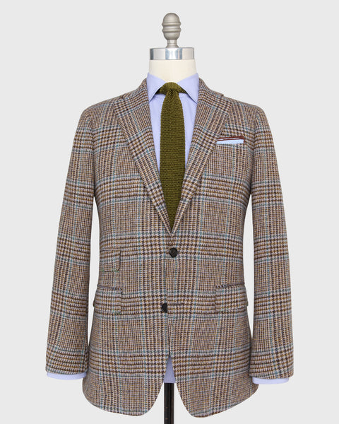 Virgil No. 3 Jacket in Bone/Brown/Lavender Glen Plaid Tweed | Shop