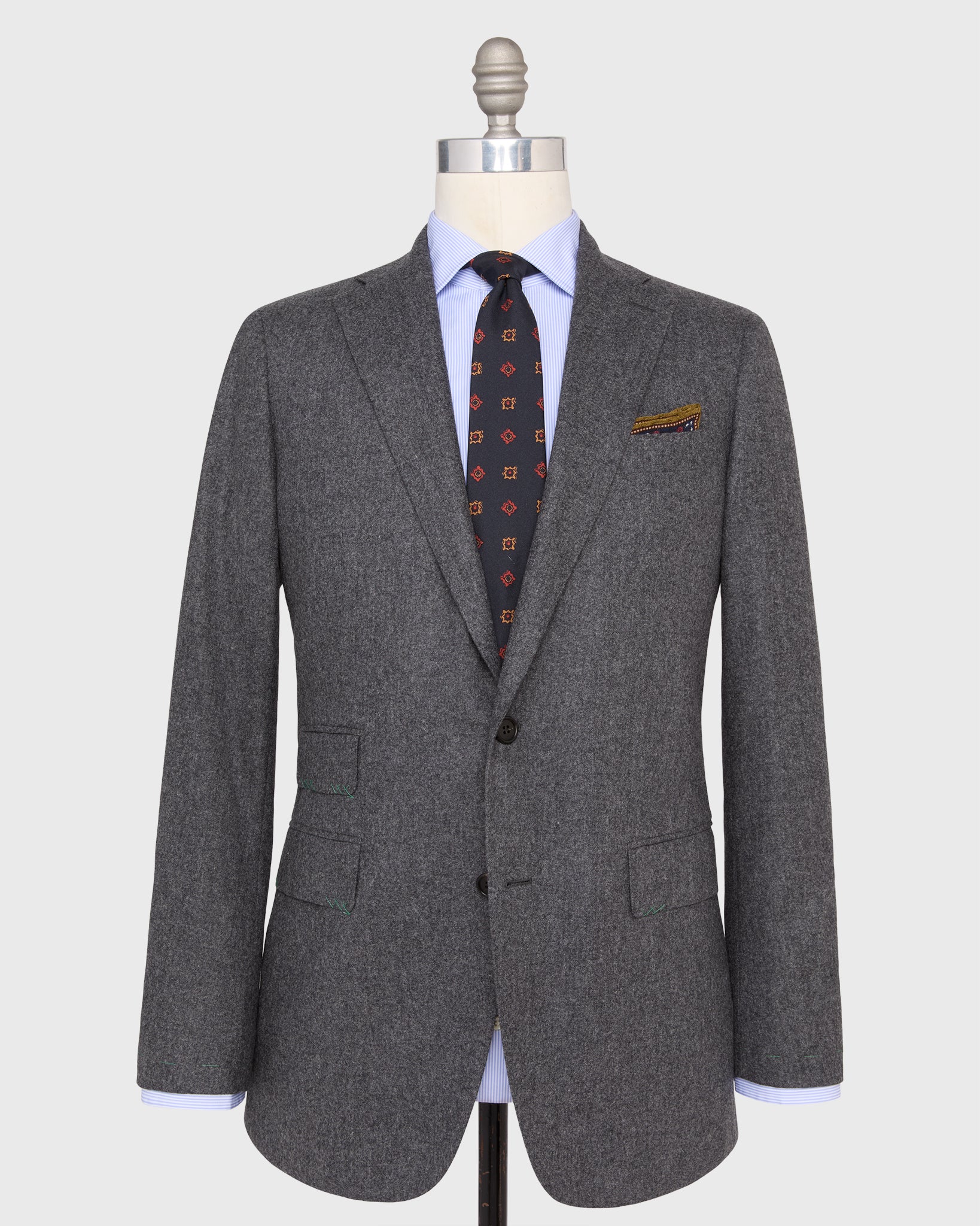 Kincaid No. 3 Suit in Mid-Grey Flannel