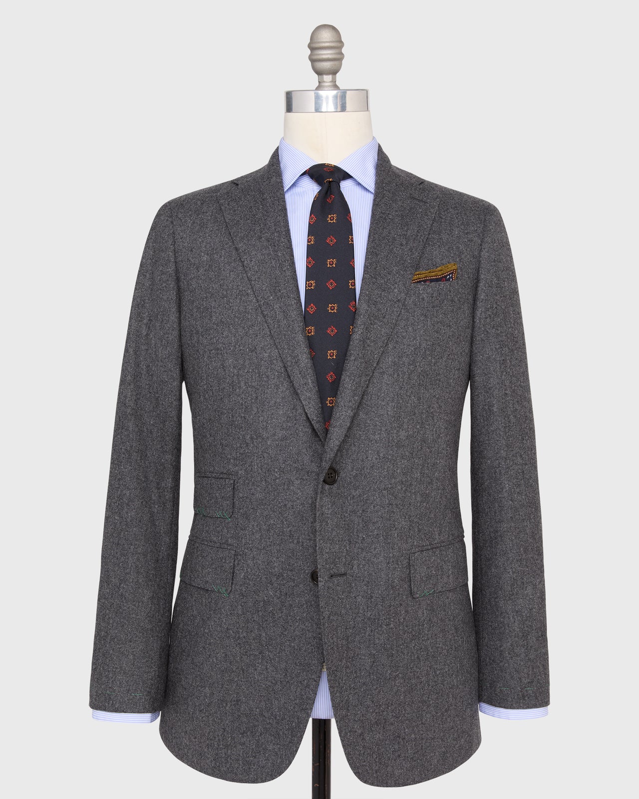 Kincaid No. 3 Suit in Mid-Grey Flannel