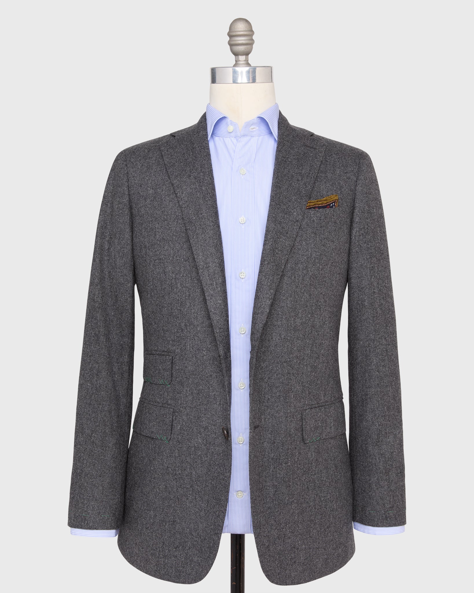 Kincaid No. 3 Suit in Mid-Grey Flannel