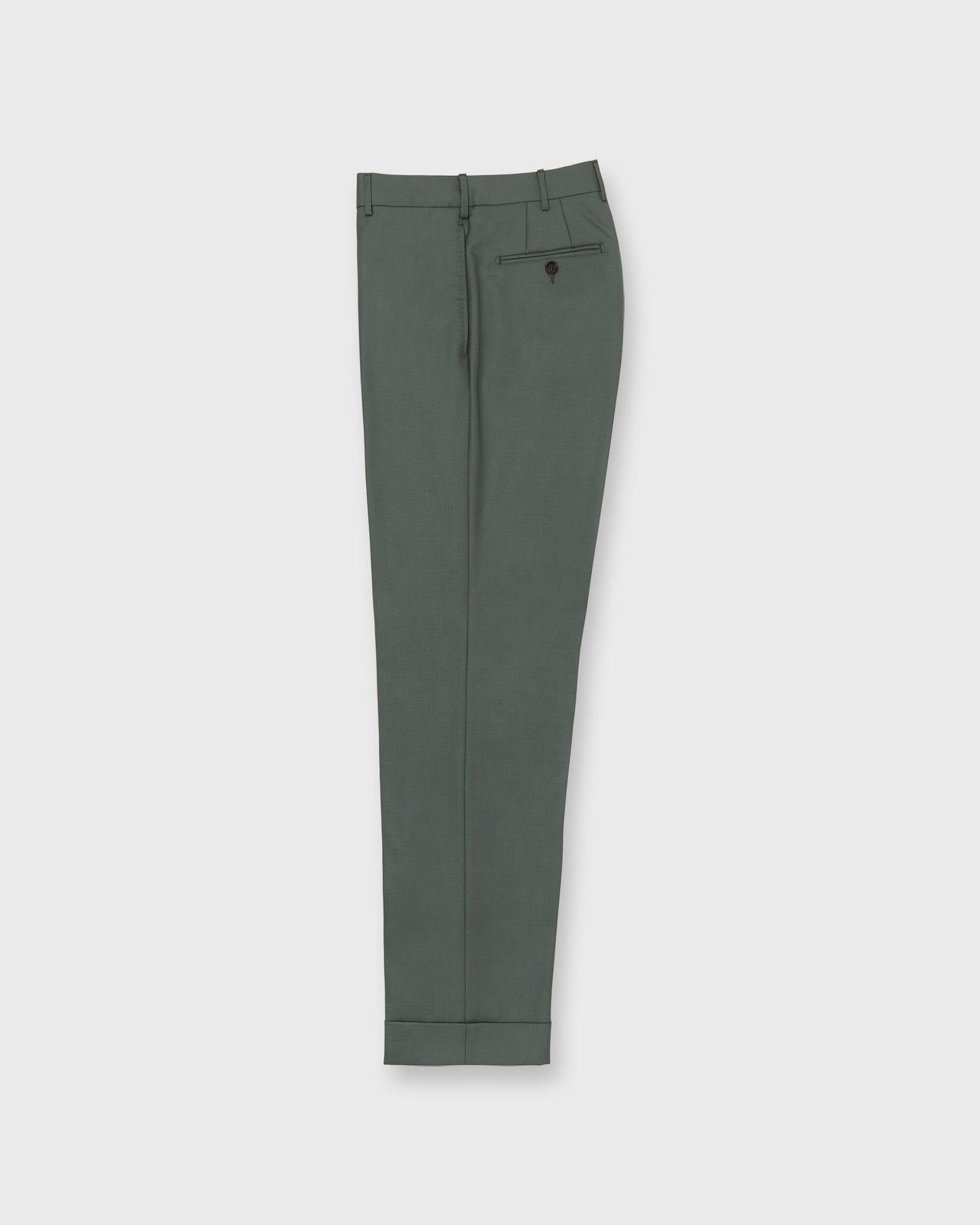 Dress Trouser in Olive Mid-Weight Twill