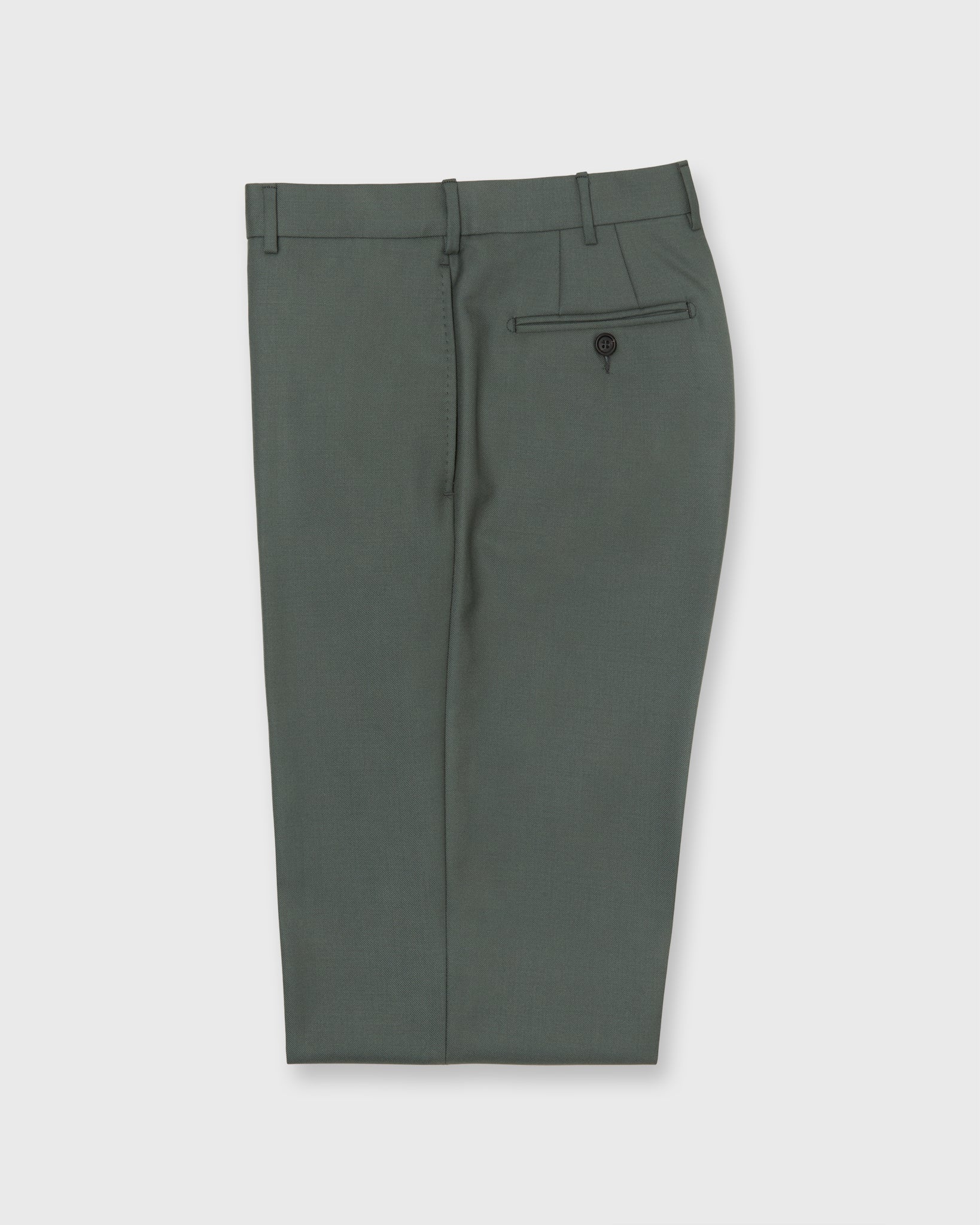 Dress Trouser in Olive Mid-Weight Twill