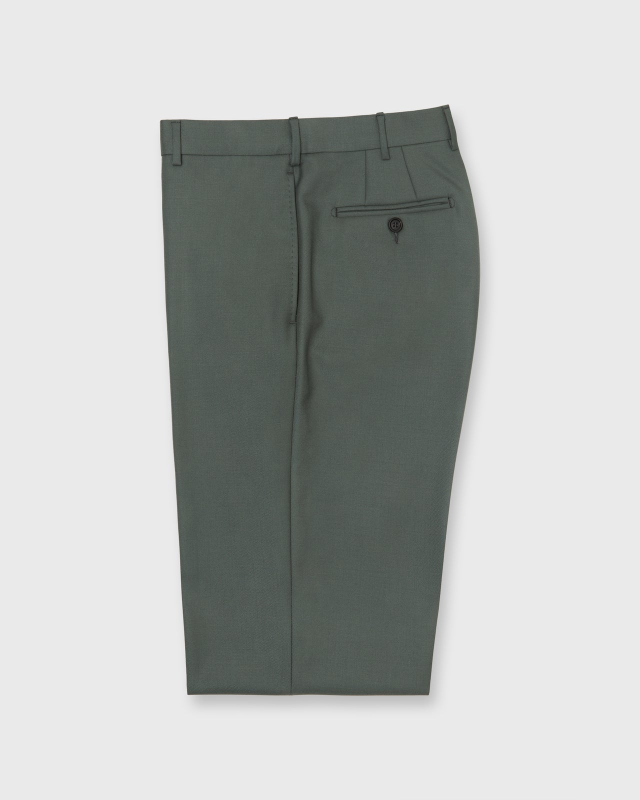 Dress Trouser in Olive Mid-Weight Twill