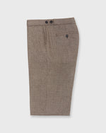 Load image into Gallery viewer, Ghost Trouser in Chocolate/Oat Glen Plaid Brushed Hopsack
