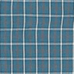 Button-Down Sport Shirt in Spruce/Tobacco/Bone Check Poplin