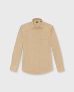 Load image into Gallery viewer, Western Work Shirt in Khaki Lightweight Twill
