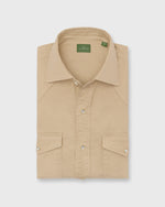 Load image into Gallery viewer, Western Work Shirt in Khaki Lightweight Twill
