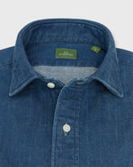 Load image into Gallery viewer, Work Shirt in Medium Wash Indigo Denim
