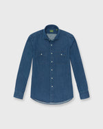 Load image into Gallery viewer, Work Shirt in Medium Wash Indigo Denim
