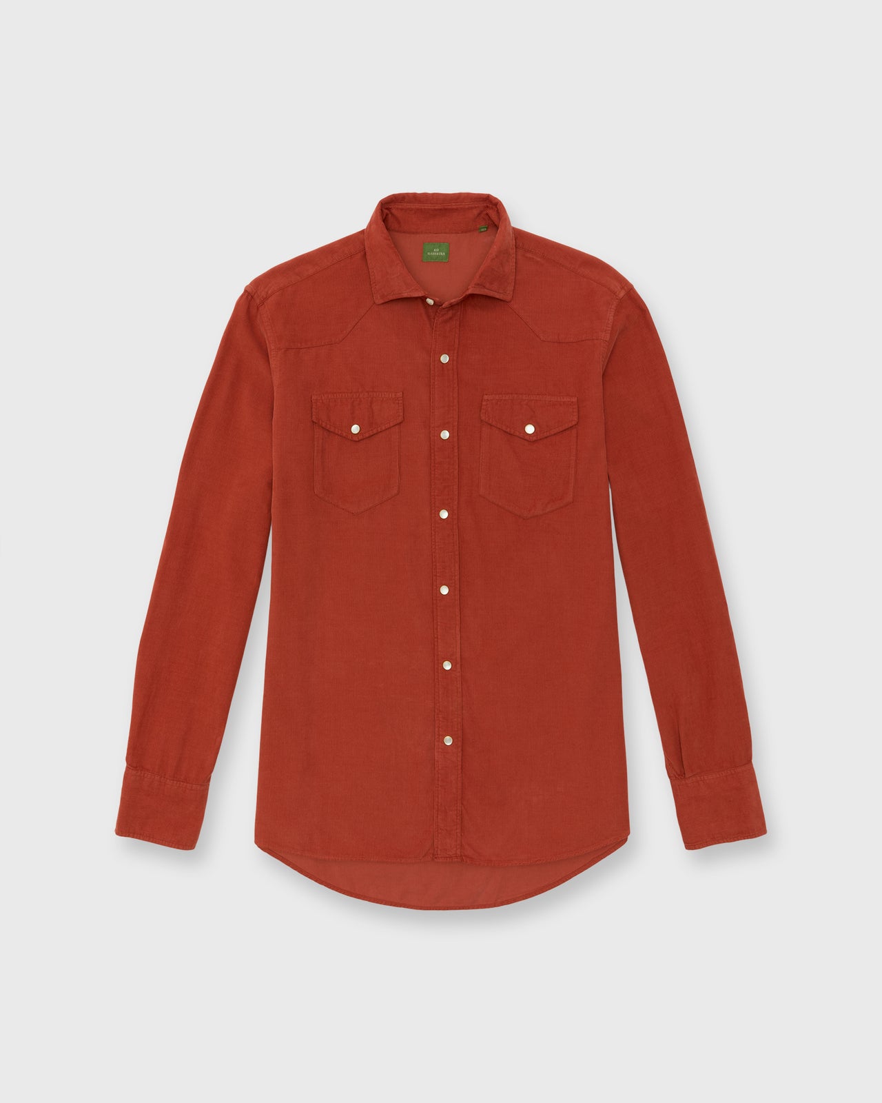 Western Work Shirt in Maple Corduroy