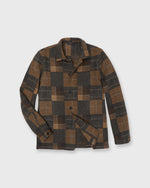 Load image into Gallery viewer, Chore Jacket in Brown Wool Patchwork
