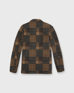Load image into Gallery viewer, Chore Jacket in Brown Wool Patchwork
