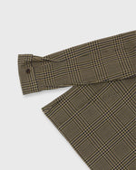 Load image into Gallery viewer, Military Jacket in Oat/Olive/Navy Plaid Hopsack
