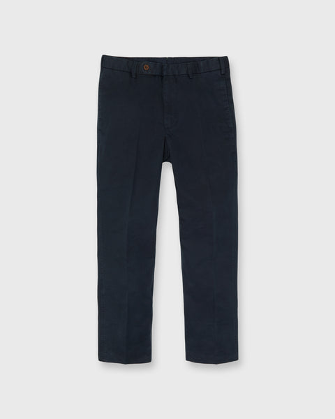 Garment-Dyed Sport Trouser in Navy High Ridge Twill | Shop Sid