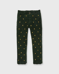 Field Pant in Tree of Life Embroidered Corduroy
