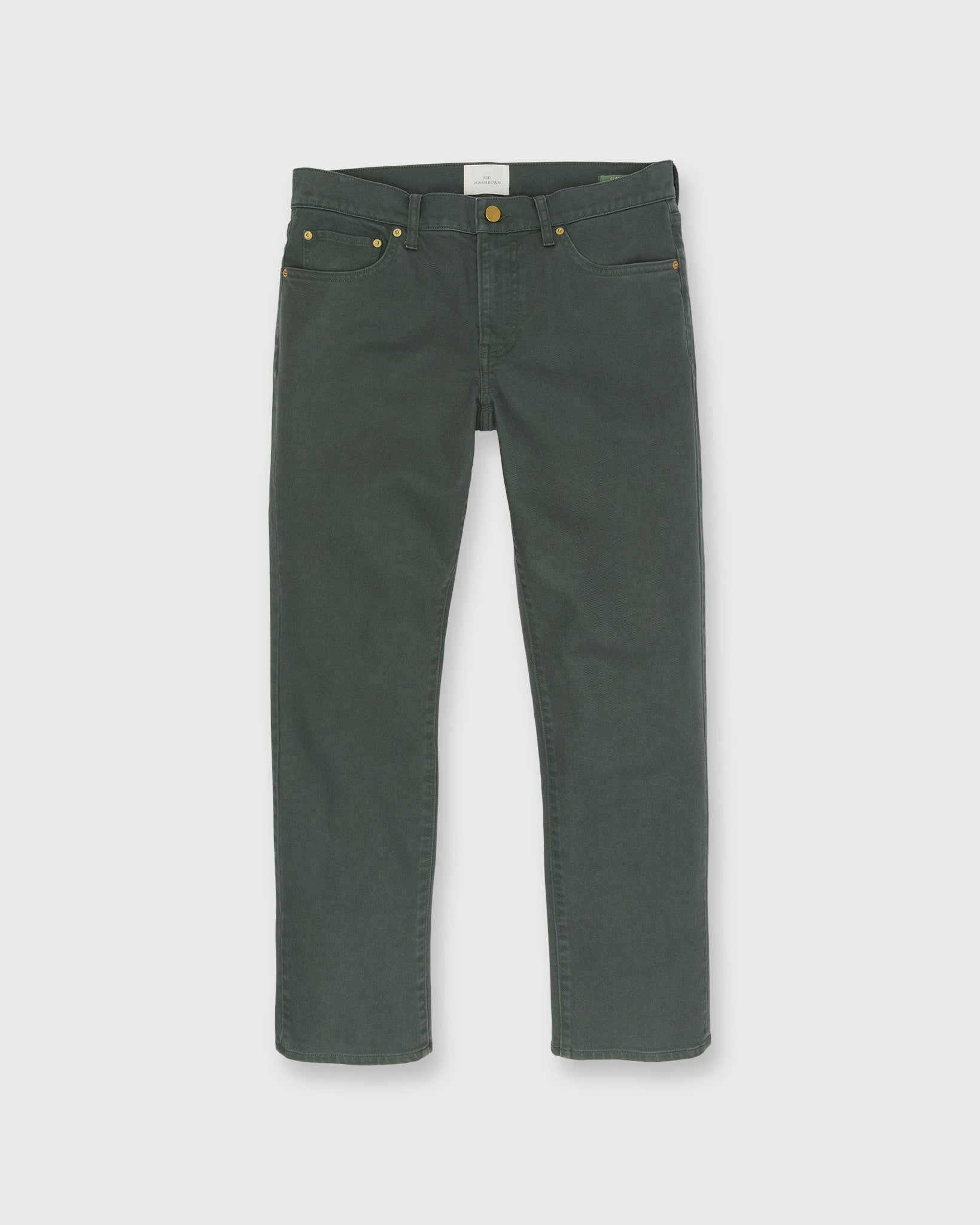 Clift Straight Leg Jean in Ivy Garment Dyed Stretch Denim