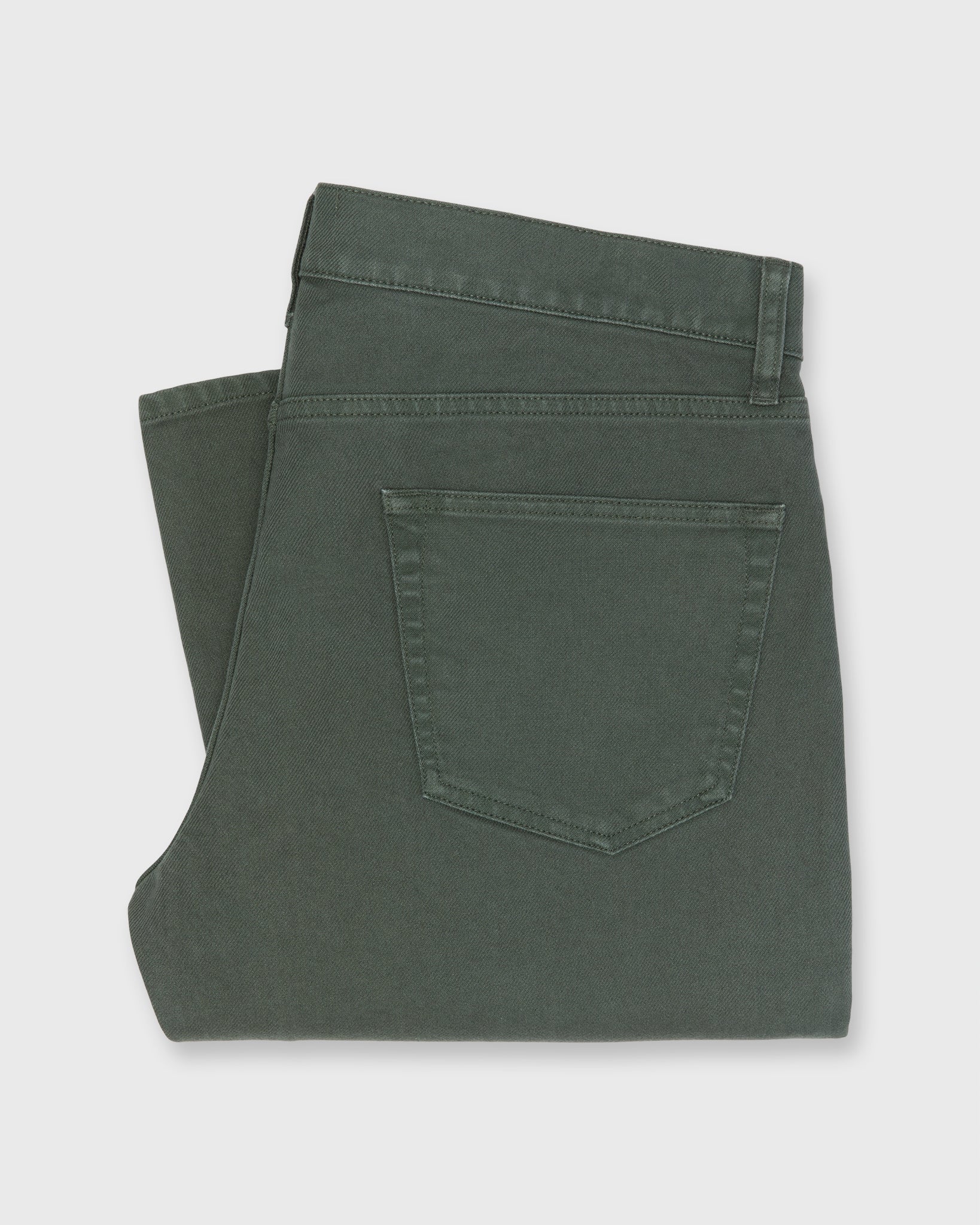 Clift Straight Leg Jean in Ivy Garment Dyed Stretch Denim