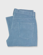 Load image into Gallery viewer, Slim Straight 5-Pocket Pant in Sky Garment-Dyed Corduroy
