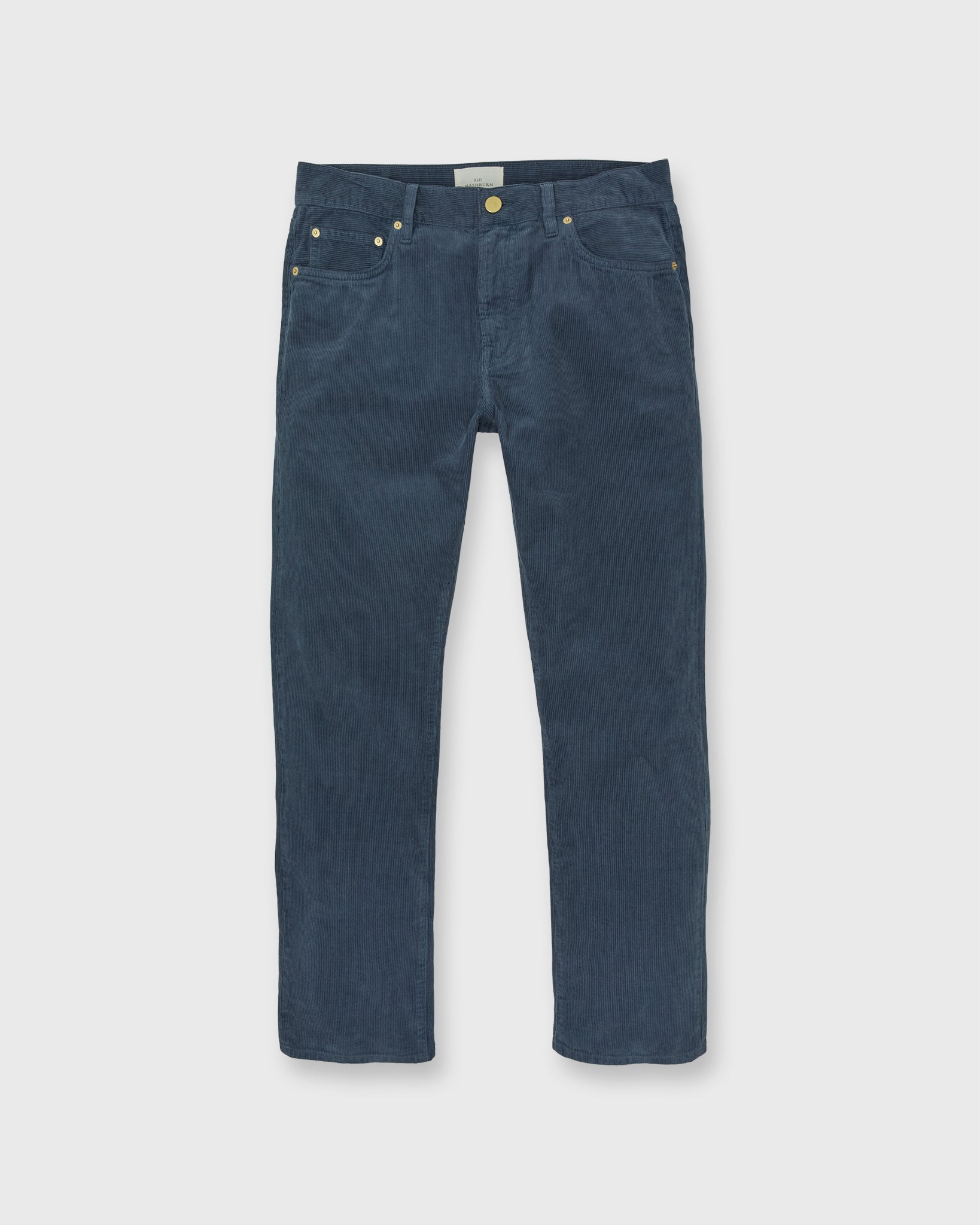 Slim Straight 5-Pocket Pant in Atlantic Garment-Dyed Corduroy