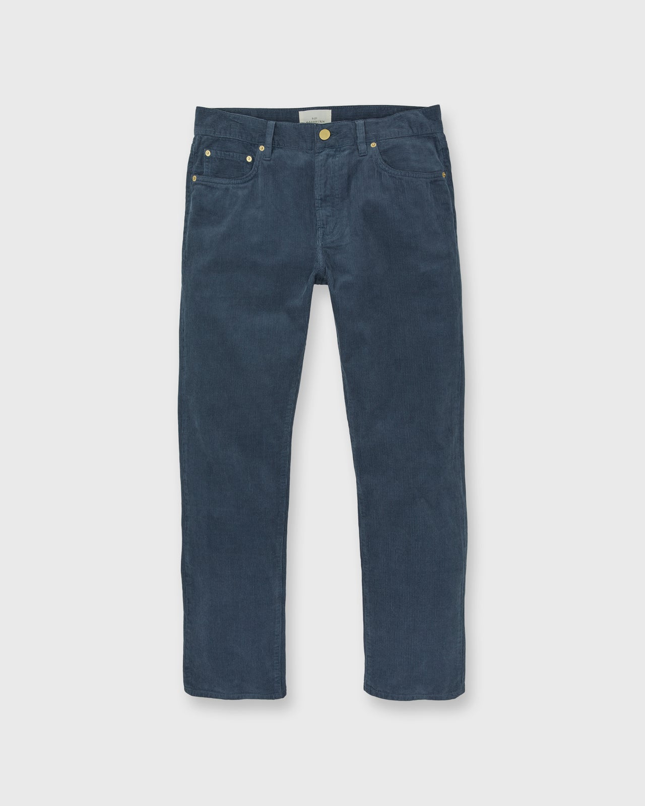 Slim Straight 5-Pocket Pant in Atlantic Garment-Dyed Corduroy