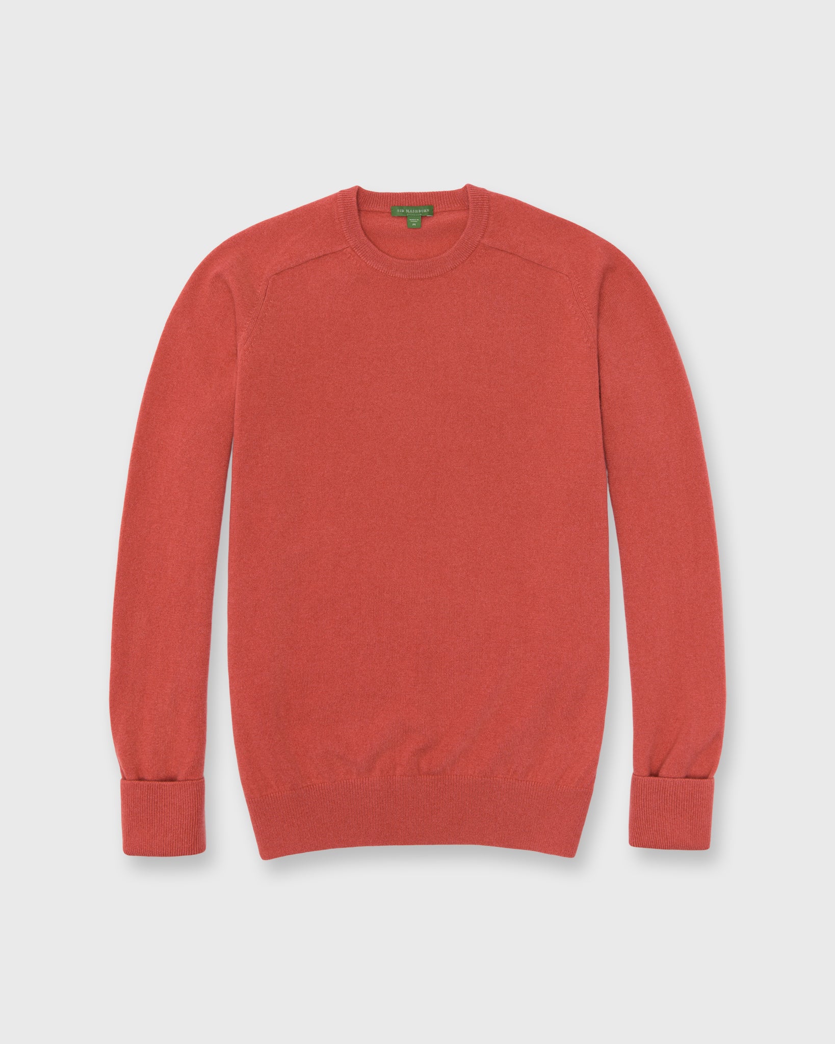Classic Crewneck Sweater in Carmine Cashmere