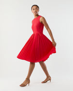 Load image into Gallery viewer, Joelle Dress in Red Lightweight Poplin
