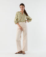 Load image into Gallery viewer, Victoria Blouse in Gold Multi Viger&#39;s Vine Liberty Fabric
