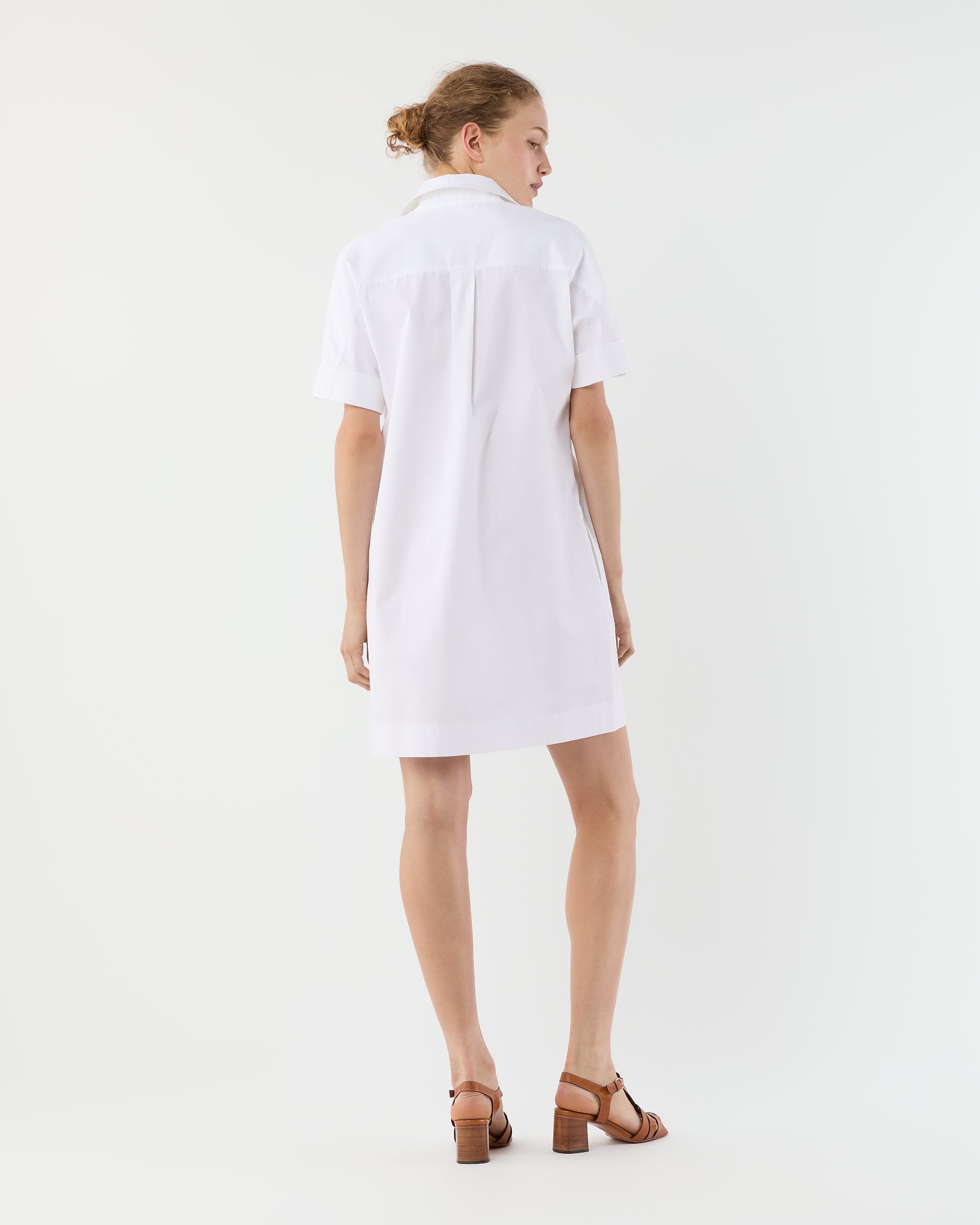 Molly Dress in White Poplin Molly Dress in White Poplin