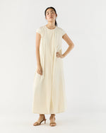 Load image into Gallery viewer, Scarlett Dress in Natural Paperweight Stretch Poplin

