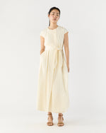 Load image into Gallery viewer, Scarlett Dress in Natural Paperweight Stretch Poplin
