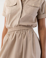 Load image into Gallery viewer, Miranda Skirt in Stone Poplin
