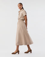 Load image into Gallery viewer, Miranda Skirt in Stone Poplin

