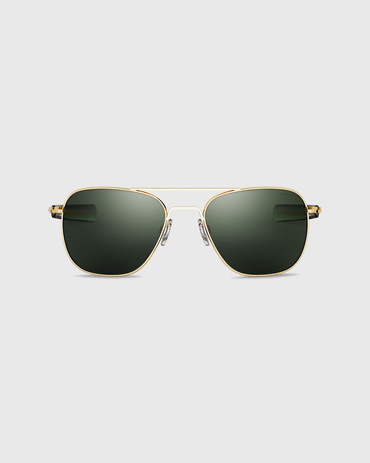 Aviator Sunglasses in 23K Gold/AGX