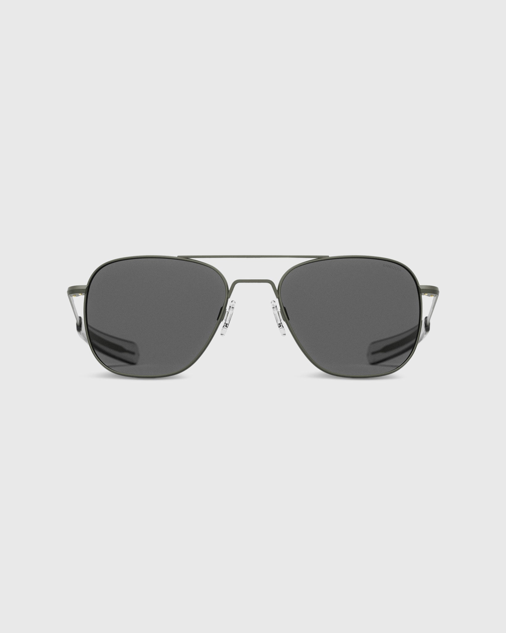 Aviator Sunglasses in Military Olive/American Gray