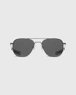 Load image into Gallery viewer, Aviator Sunglasses in Military Olive/American Gray
