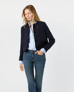 Load image into Gallery viewer, Megan Cardigan Jacket in Navy Bouclé Tweed
