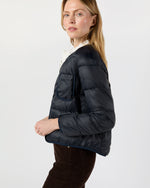 Load image into Gallery viewer, Minnie Cashball Puffer Jacket in Navy Nylon
