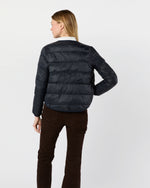 Load image into Gallery viewer, Minnie Cashball Puffer Jacket in Navy Nylon
