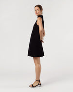 Load image into Gallery viewer, Rebel Dress in Black Cotton/Silk
