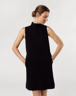 Load image into Gallery viewer, Rebel Dress in Black Cotton/Silk
