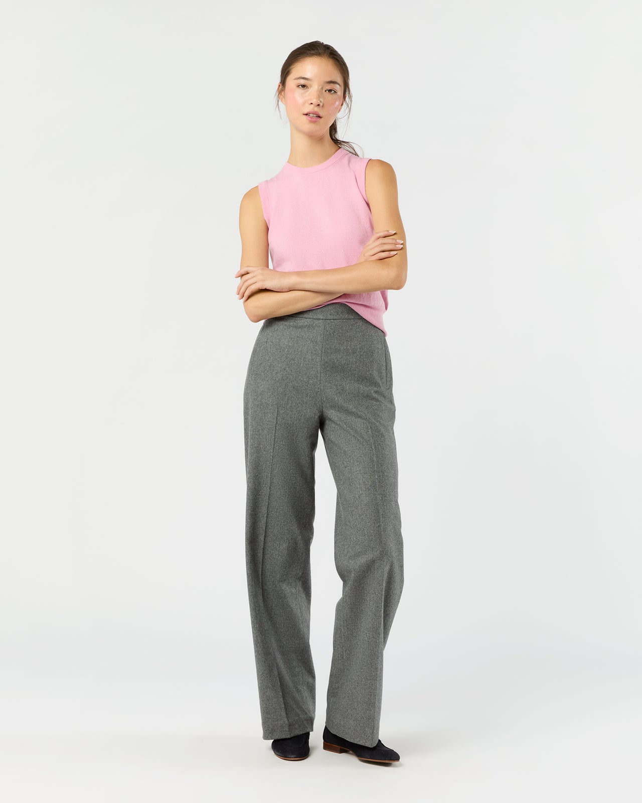 Rosie Shell in Heather Rose Cotton/Silk