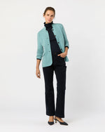 Load image into Gallery viewer, Tyrolean Jacket in Misty Blue Boiled Wool
