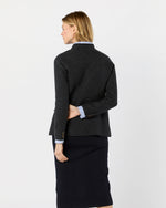 Load image into Gallery viewer, Tyrolean Jacket in Heather Charcoal Boiled Wool
