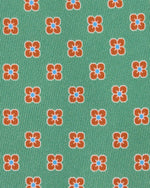 Load image into Gallery viewer, Silk Print Tie in Lovat/Ginger/Blue Flower
