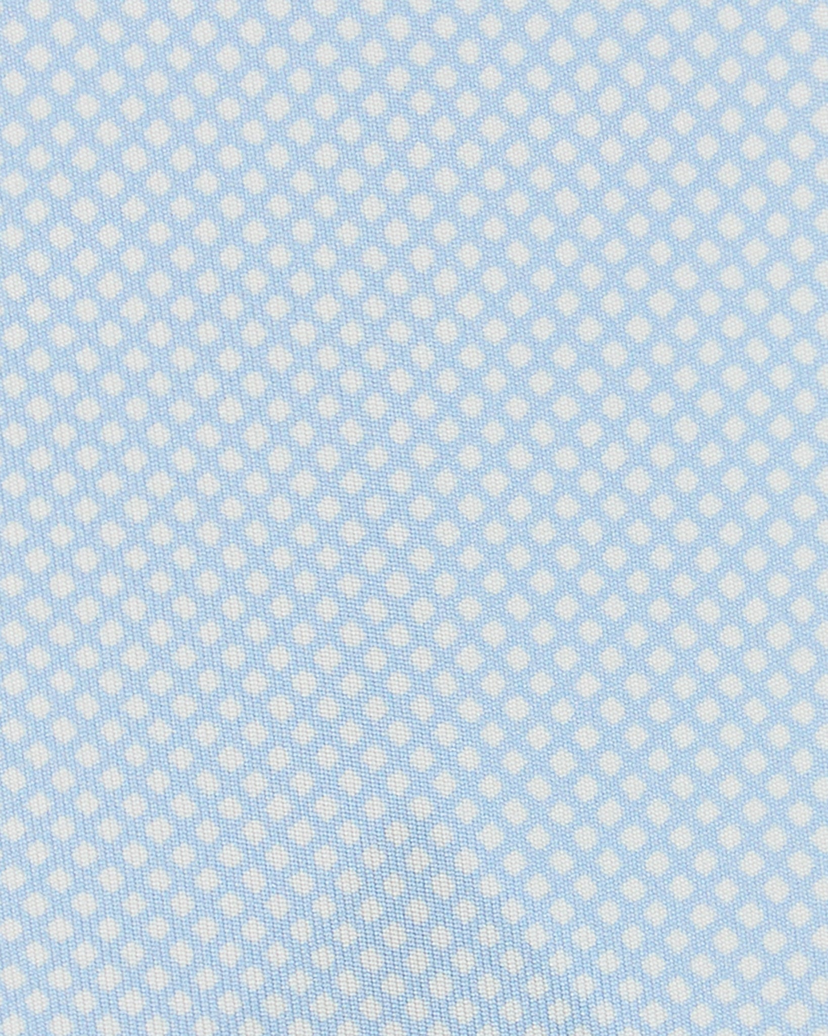 Silk Print Tie in Sky/Bone Check