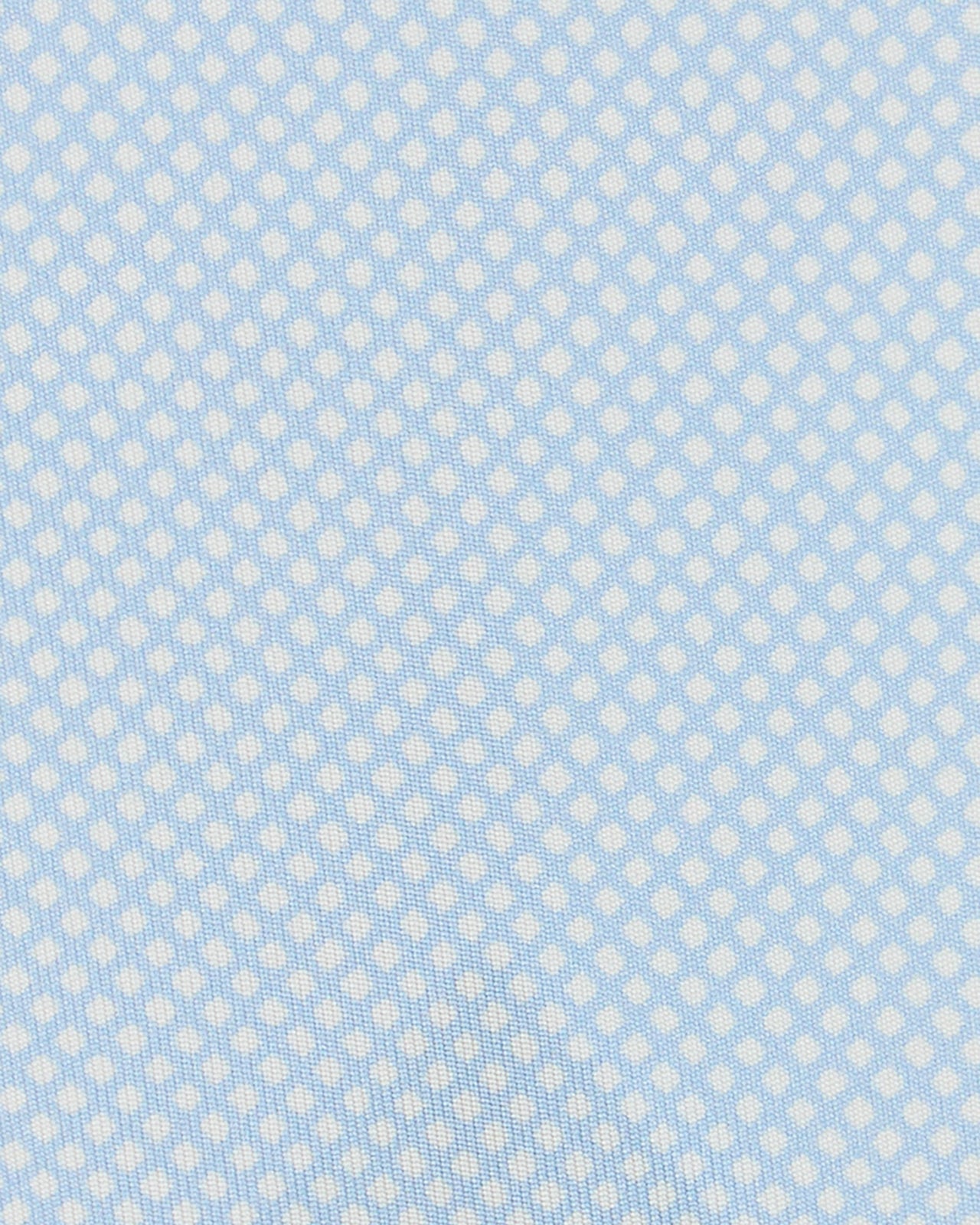 Silk Print Tie in Sky/Bone Check