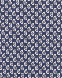 Silk Print Tie in Navy/Bone/Sky Paisley