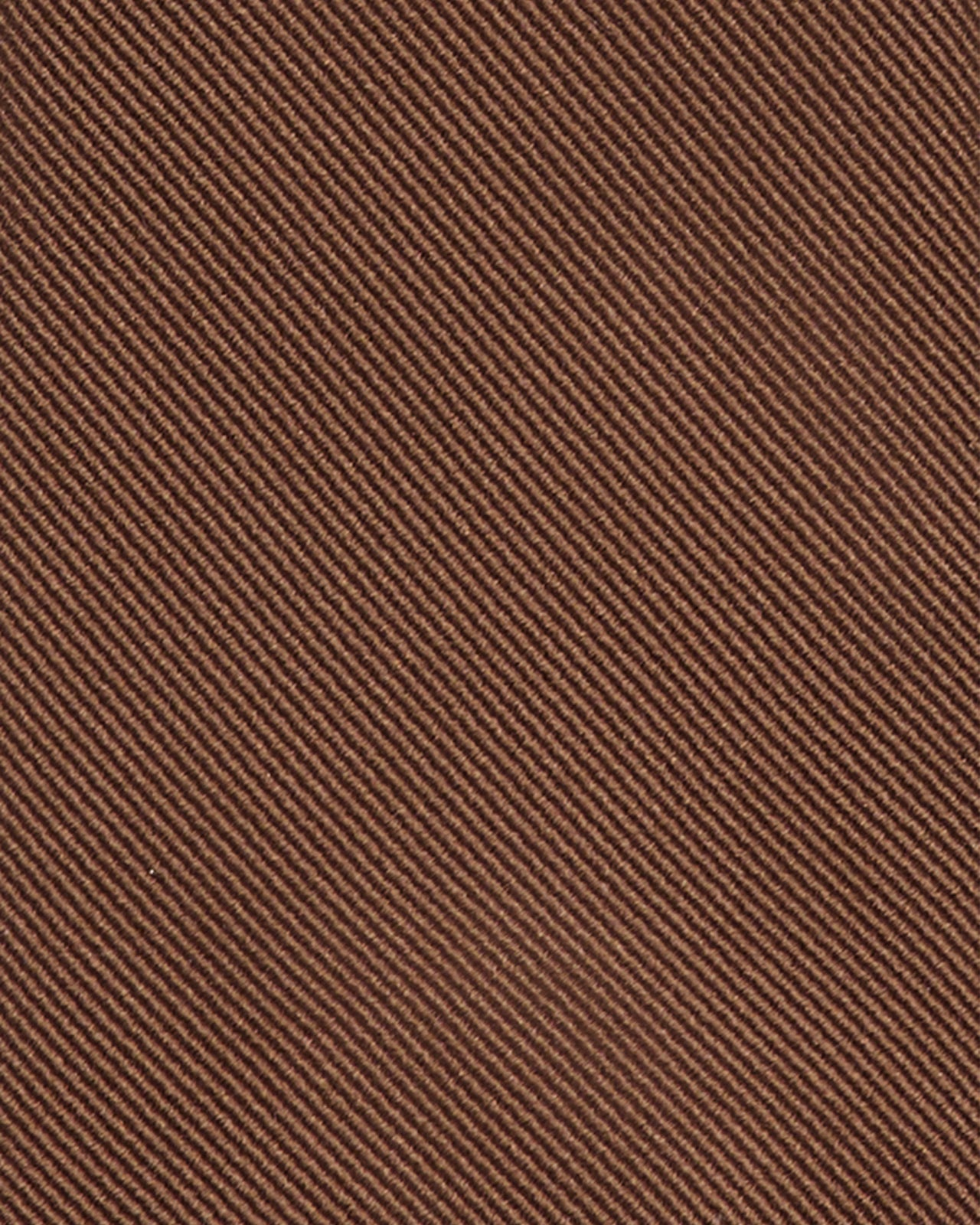 Silk Woven Tie in Brown Twill